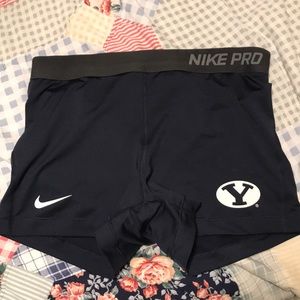 nike pro compression shorts